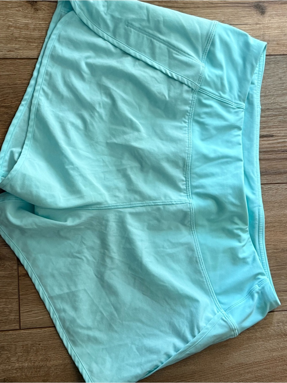 CRZ YOGA Light Aqua Athletic Shorts